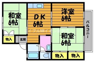 ドミール三宅の物件間取画像